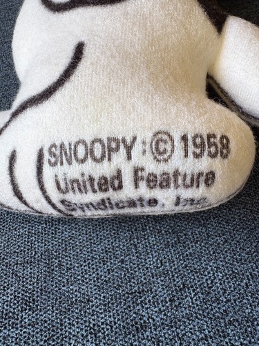 Almohada Snoopy Peanuts 1958 United Feature Syndicate de colección 14" RARA - Imagen 2 de 8