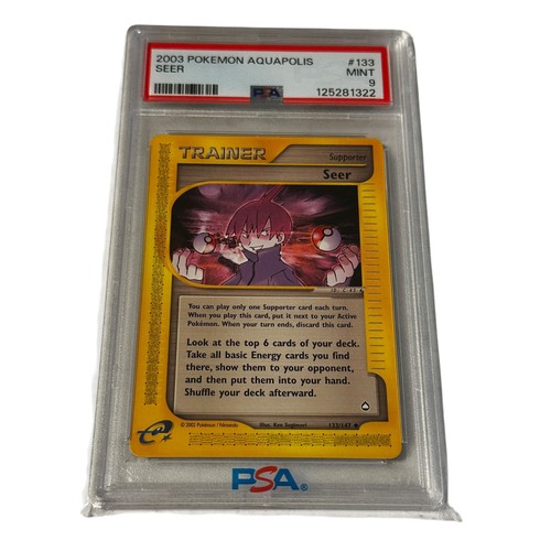 Seer graded PSA 9 for sale on eBay