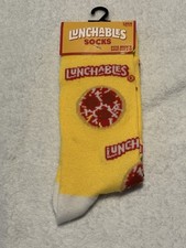 Kraft Pizza Lunchables Novelty Socks  Men's Size 6-12  NWT