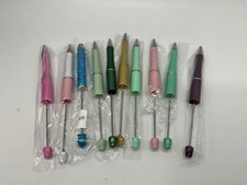 DIY Beadable Stylus Pen/Ink Pen. Lot Of 10
