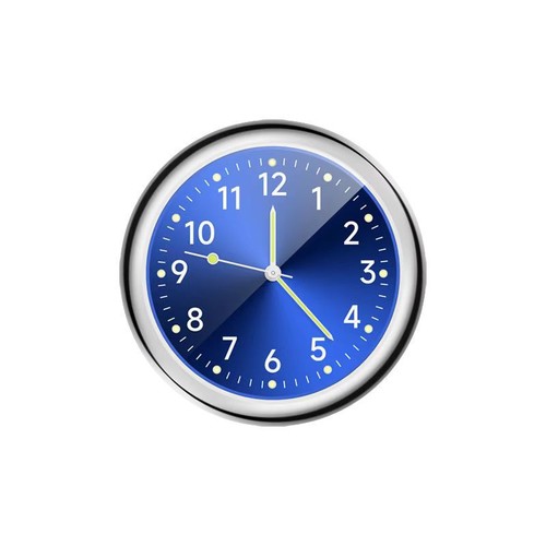 Pocket Small Mini Luminous Quartz Analog Watch Stick-On Clock For Car Boat Bike - Picture 4 of 11