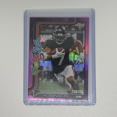 2025 Topps Chrome - Future Stars Bijan Robinson /250 #FS-9 Pink Refractor /250