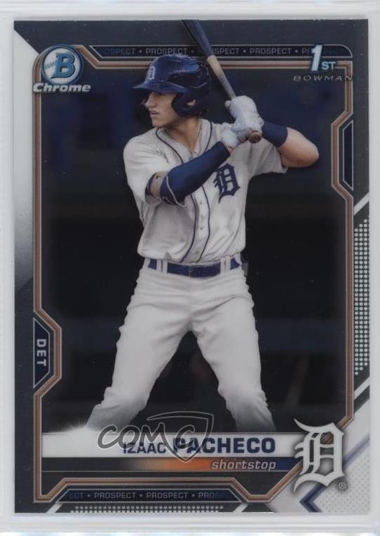 2021 Bowman Draft Chrome Izaac Pacheco #BDC-46 1ab1