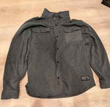 Buffalo David Bitton Shirt Mens Size XL Gray Button Down