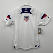 Nike Women's USMNT 2022/23 Home Breathe Stadium Replica Jersey White Size M