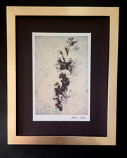 JACKSON POLLOCK SIGNED VINTAGE PRINT WITH NEW FRAME BUY IT NOW