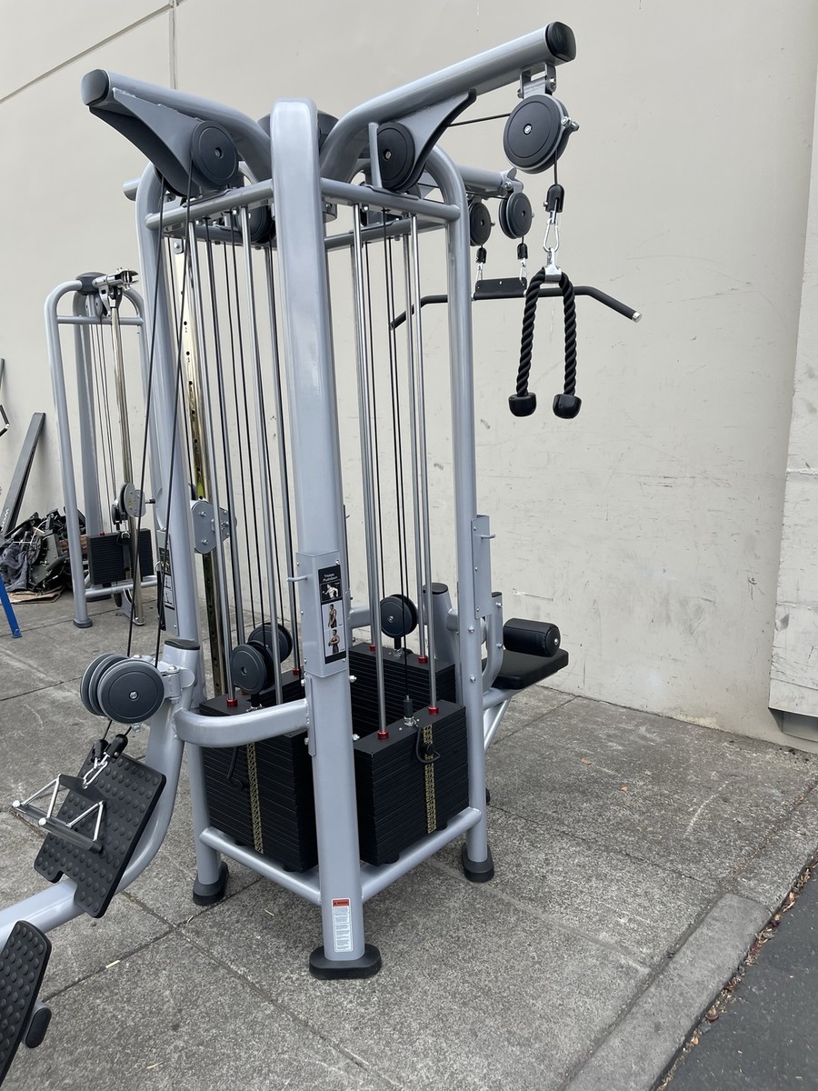 French Fitness FFS Silver 4 Stack Multi Jungle Gym (New) | eBay
