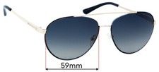 SFx Replacement Sunglass Lenses fits Michael Kors MK1071 Aventura - 59mm Wide