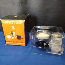 Van Der Hagen Boar Shave Set w/ Soap Brush Stand and Mug