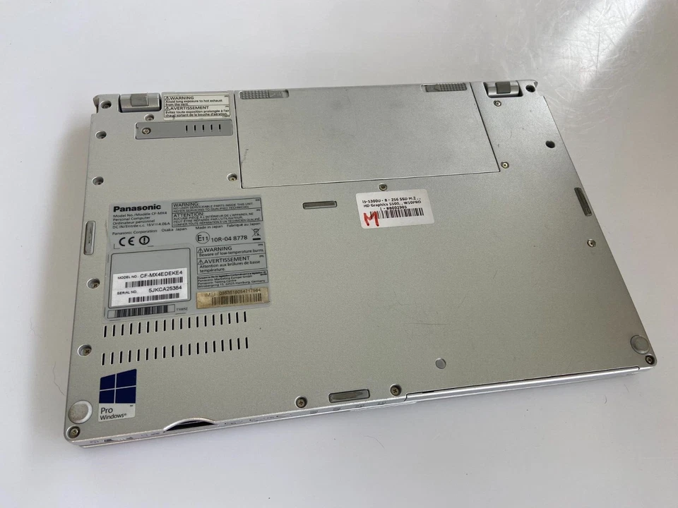 Panasonic Toughbook CF-MX4 Core i5 5300U 8GB RAM 256GB SSD FHD Táctil - Imagen 3 de 4