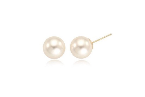 LOVELING-14K-Gold-Pearl-Earring-6mm-Swarovski-Pearl