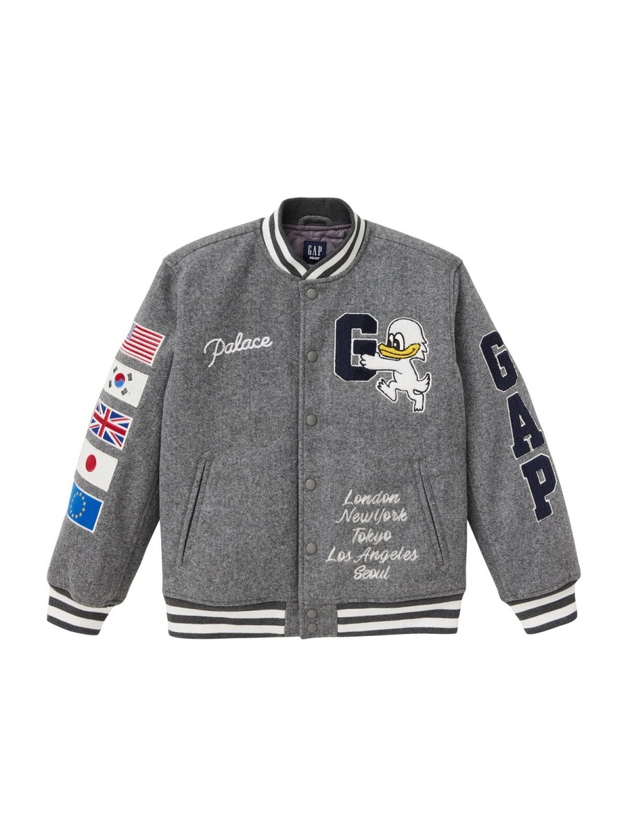 Palace 「Claw Varsity Jacket」 Palace Hooded Varsity Jacket Black Men's - FW24 - US