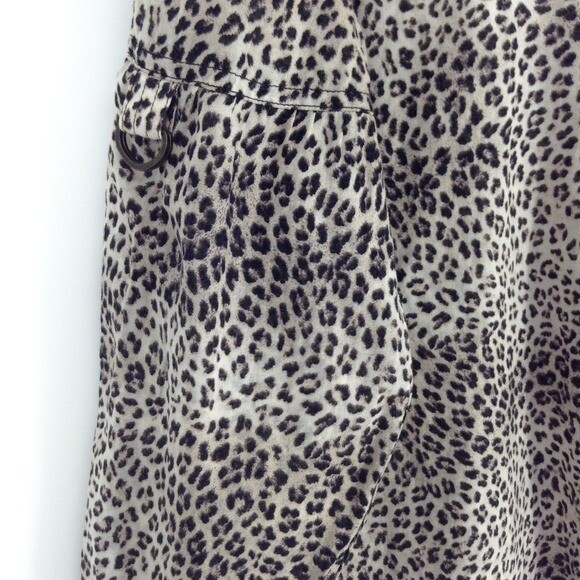 ZARA BASIC Leopard Print Button Up Adjustable Sle… - image 6