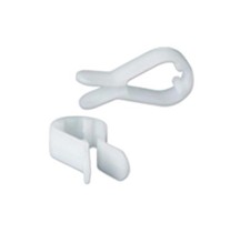 GLIP HANGER CLIPS 38MM, GARMENT TROUSER CLIPS, WHITE, CHOOSE QUANTITY, FREE P&P