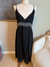 NWT Solid & Striped Ariel Embroidered Midi Dress Size L