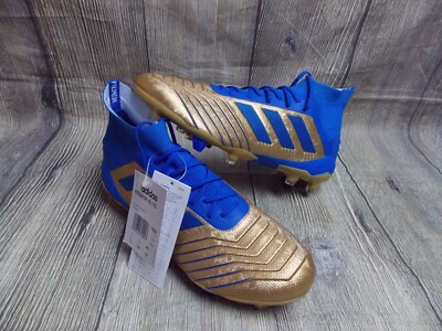 adidas football boots blue and gold