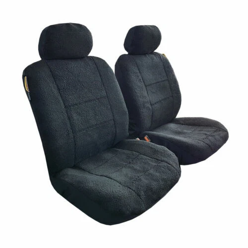 Black Sheepskin Car & Truck Seat Covers