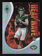 2021  Panini Phoenix Heat Wave #14 Zach Wilson RC New York Jets
