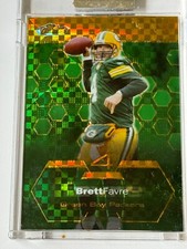 BRETT FAVRE Packers 2003 Finest Gold XFractor #3 /175 Topps sealed 