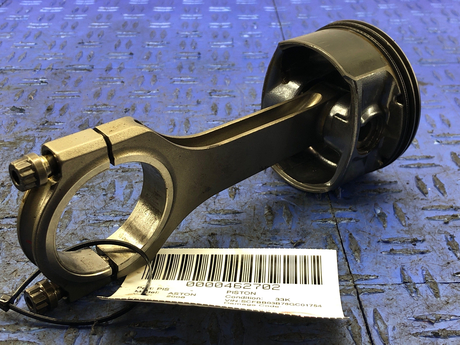 2006-2018 ASTON MARTIN VANTAGE V8 4.3L V8 ENGINE PISTON W/CONNECTION ROD OEM