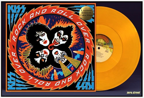 KISS Rock And Roll Over LP on ORANGE VINYL New SEALED Official Record