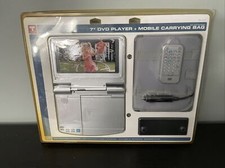 Trutech Go Anywhere 7" Dvd Player PVS 12701 in Case Logic carrying case