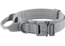 Tactical Military Dog Collar Soft Padded Adjustable Heavy Duty Buckle Size XL