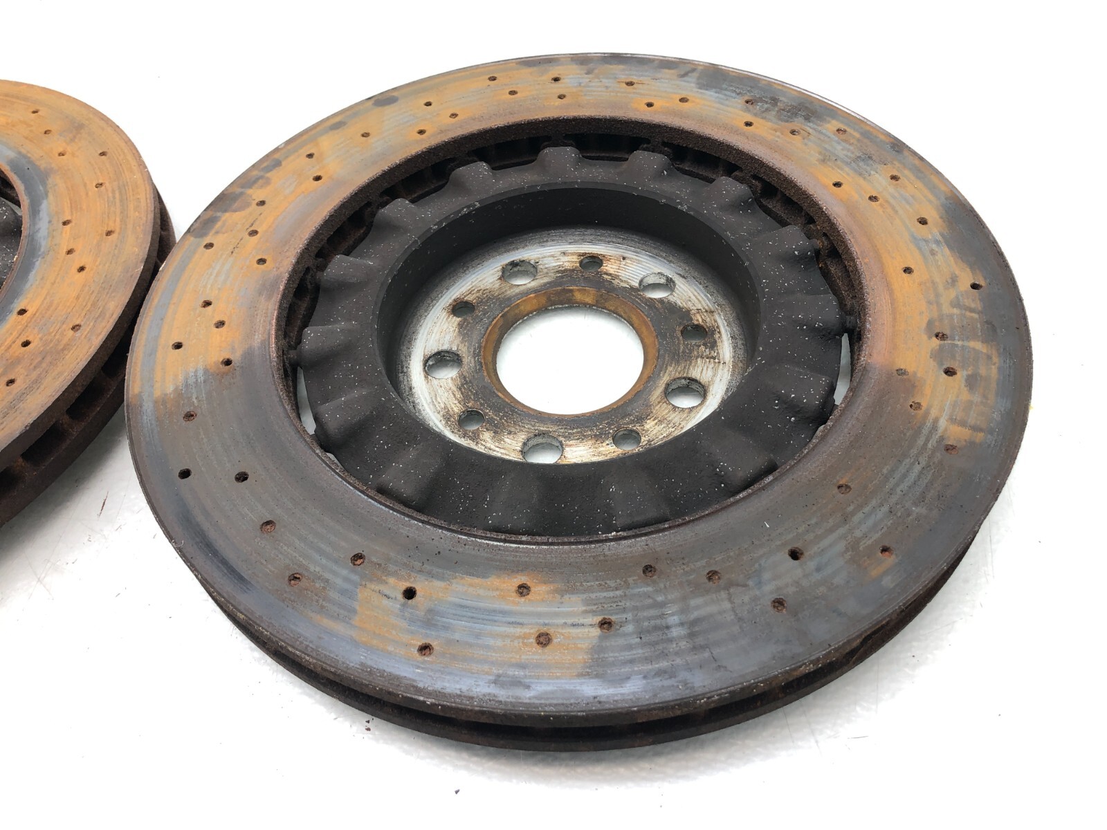2014-2020 MASERATI GHIBLI S FRONT AWD BRAKE ROTORS SET X2 OEM.
