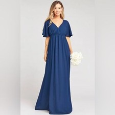 bridesmaid beach wedding dresses Pink Maxi Bridesmaid Dresses Short Sleeve Beach Wedding Guest Dresses –  Promfast
