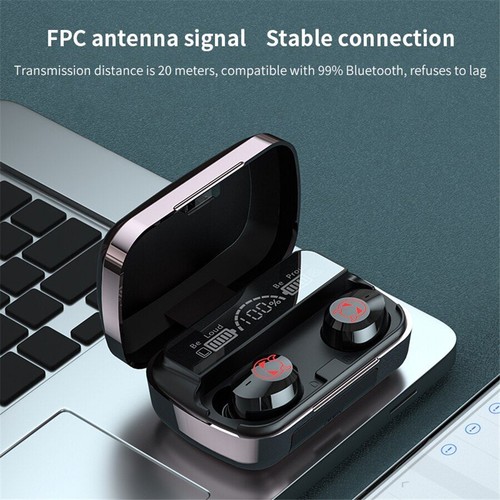 Wireless Bluetooth Gaming Earphones Charging Box 9d Stereo Sport Earbud Headset - Zdjęcie 3 z 16