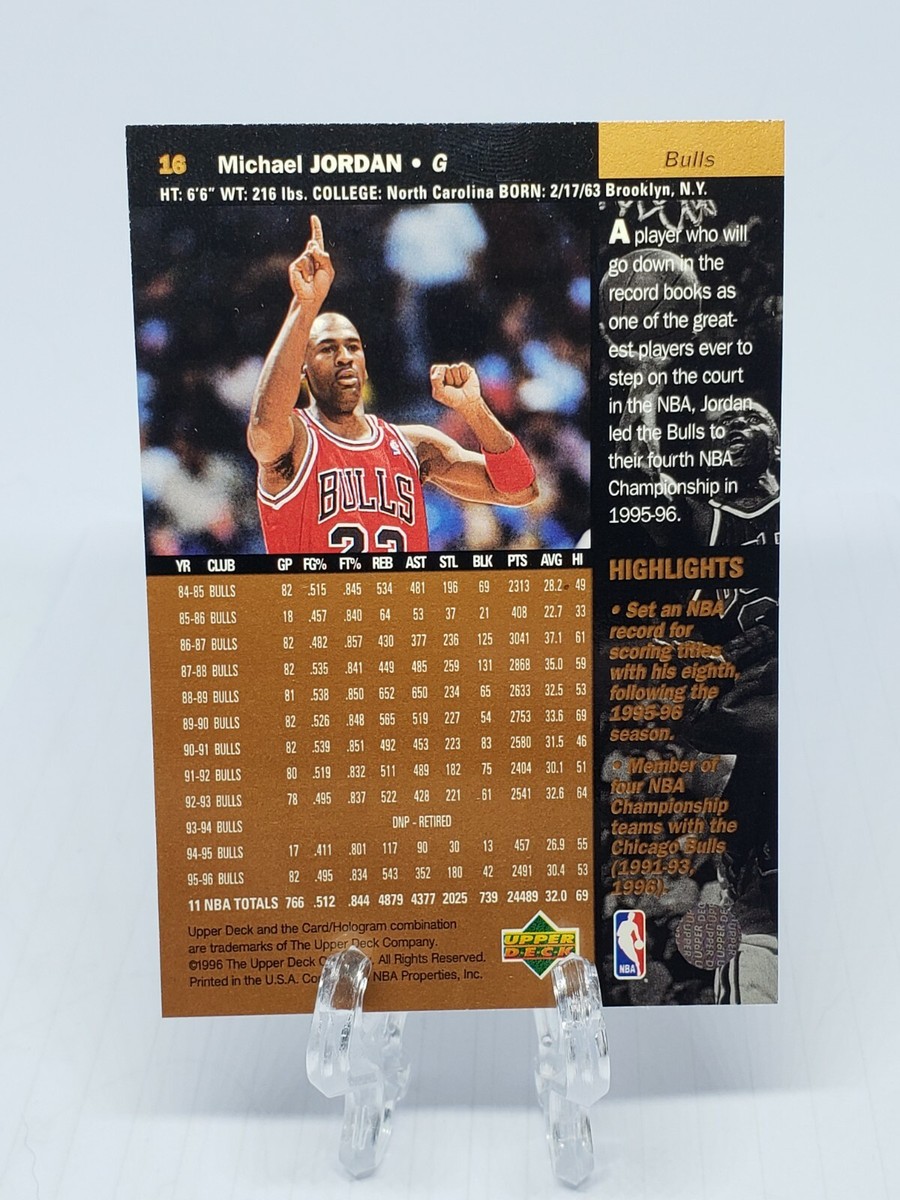 1996-97 Upper Deck - Michael Jordan #16 for sale online | eBay