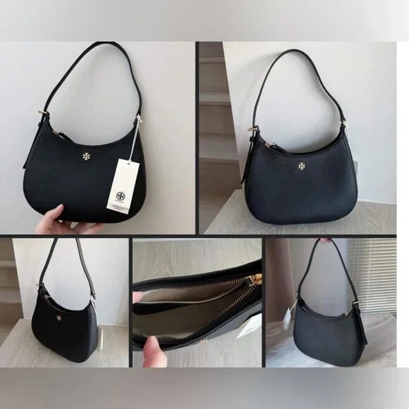 Borsa a tracolla Tory Burch Emerson Saffiano in pelle prezzo speciale