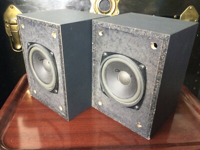 Pair Kenwood CRS-15 Rear Speakers 40W Ohm Surround Sound With Wall Socket  UK