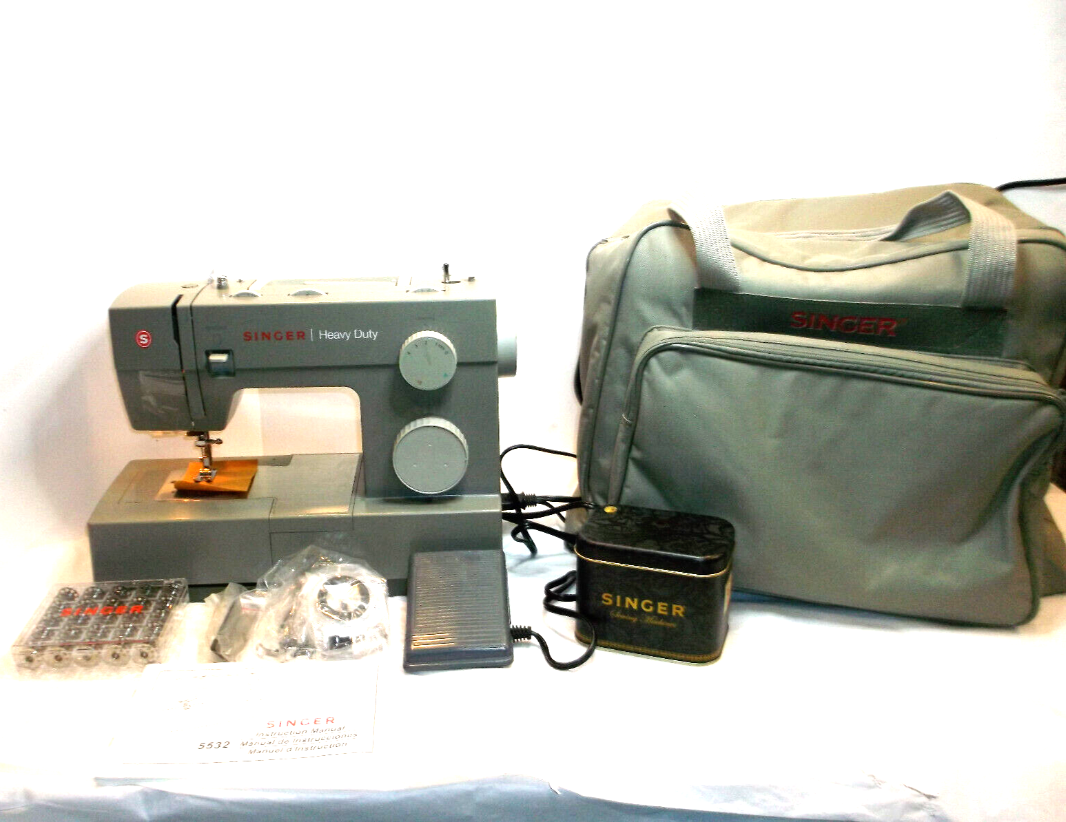 SINGER SEWING MACHINE HEAVY DUTY 5532 eBay