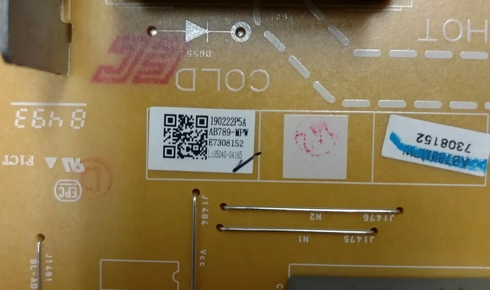 Kit completo de peças de reparo de TV LED Philips 65PFL5604/F7 (XA2 serial) - Imagem 4 de 4