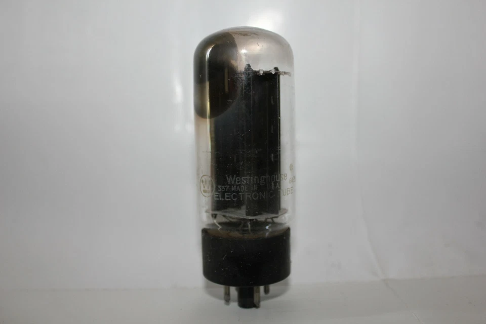 1 X Westinghouse 5U4GB Redresseur Aspirateur Tube, Noir Plaque, Testé Bon - Photo 1/1