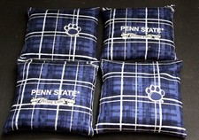 PENN STATE LIONS Cornhole Bean Bags BaggoTOSS TAILGATE GAME 4 ACA Corn Hole Bags