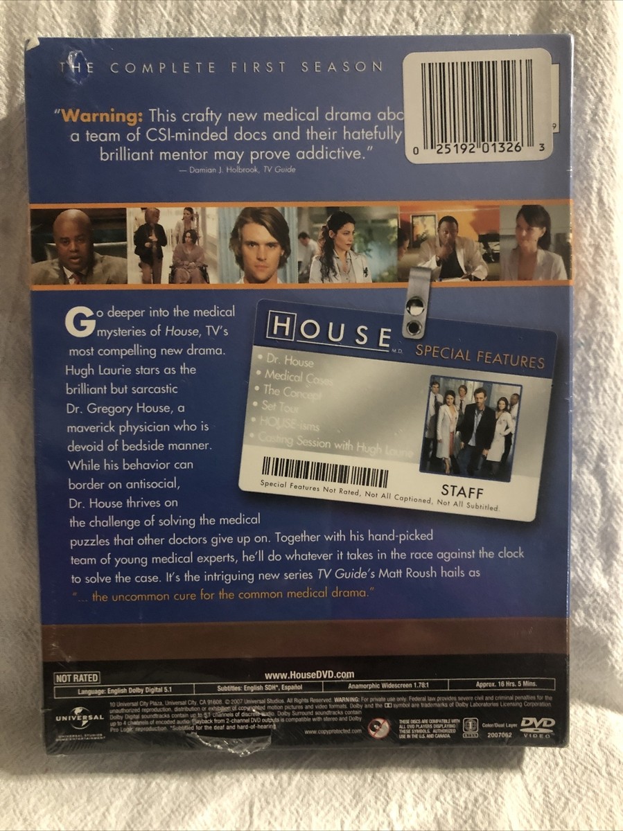 House: Season One (DVD, 2009, 6-Disc Set) for sale online | eBay