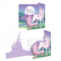 Einladungskarten Einhorn, 8 StüCk