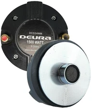 DEURA®3000W 1.35" 2PCS Titanium Compression Driver Screw-on Horn Speaker Tweeter