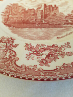JOHNSON BROS Old Britain Castles Pink 4 Piece Place Setting (England 1883  Stamp)