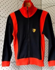 Vintage 70s HUBER Fachion Style Sweatshirt Full Zip Swiss Size 3 / 5