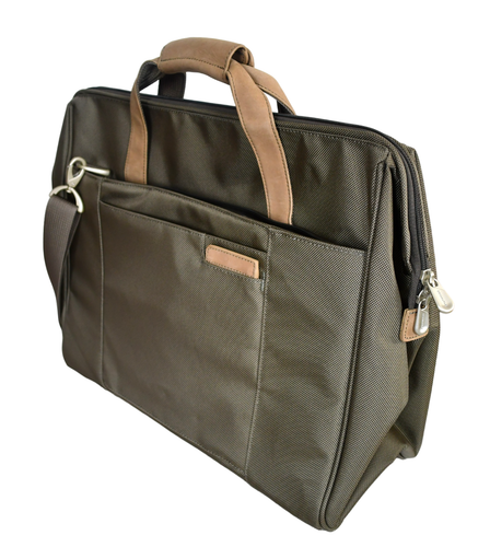 BRIGGS & RILEY BASELINE Ballistic Nylon FRAMED WEEKENDER Satchel Shoulder Bag - Picture 7 of 24