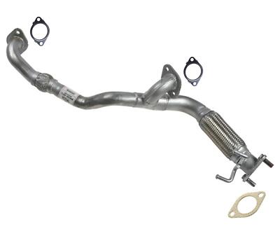 Front Engine Y Flex Pipe Gaskets For 2007-2012 Hyundai Veracruz 3.8L 28610-3J450