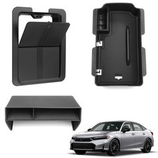 for 11th Gen Civic Center Console Organizer Armrest Box Tray Glovebox Storage...