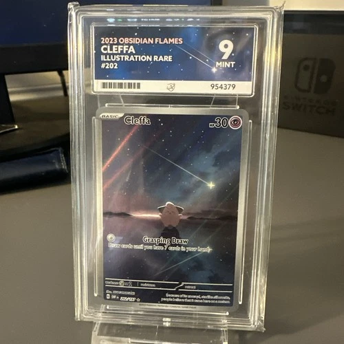 Pokémon TCG 2023 Obsidian Flames Cleffa Illustration Rare 202/197 Ace 9