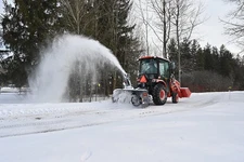 MK Martin 72"  Snow Blower with Hydraulic chute