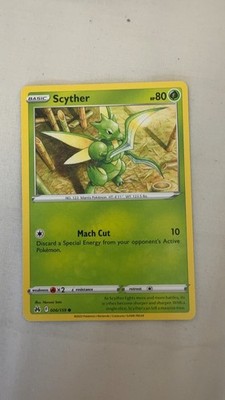 Scyther 006/159 Common Crown Zenith Pokemon Near Mint