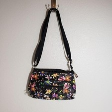 Bueno satin floral small satchel