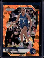Diamond Miller 2024 Panini Prizm WNBA #63 Orange Ice